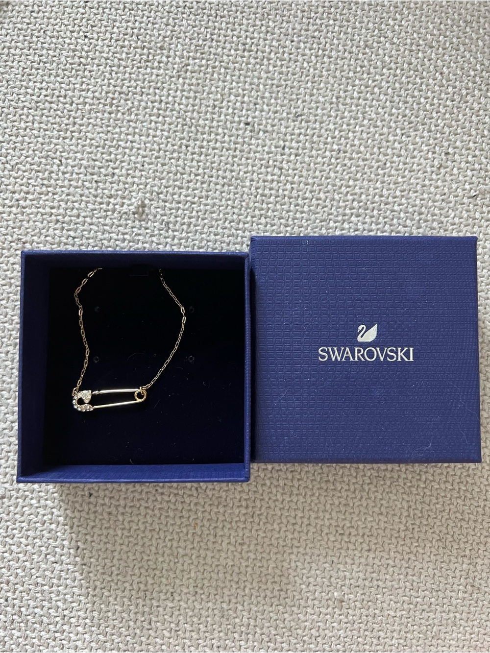 Swarovski Necklace in Gold